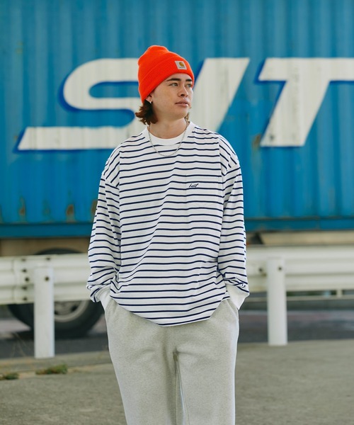 「HECT」 長袖Tシャツ M ホワイト メンズ