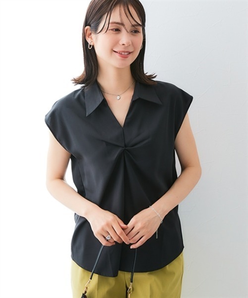 7days Life Styling ブラウス シャツ 「しわになりにくい・ストレッチ 