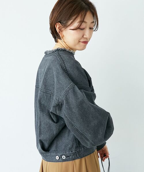 お値下げ本日のみ【数回着用】le.coeur blanc ノーカラージャケット le.coeur blanc（ルクールブラン） ジャケット ノーカラージャケット