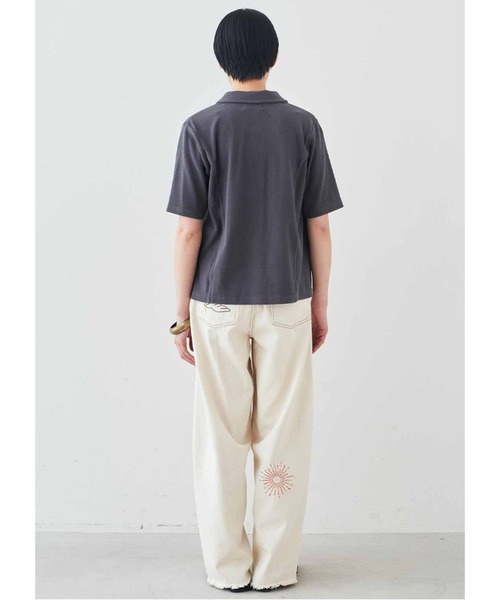 ブラウス シャツ 半袖 ＭＥＤＥ１９Ｆ　ベアテレコカットソーシャツ レディース | MEDE19F | 06