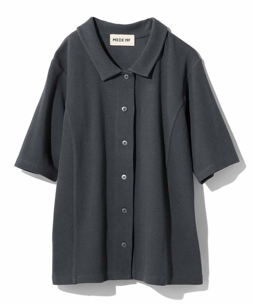 ブラウス シャツ 半袖 ＭＥＤＥ１９Ｆ　ベアテレコカットソーシャツ レディース | MEDE19F | 15