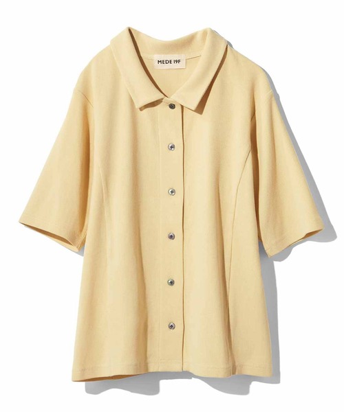 ブラウス シャツ 半袖 ＭＥＤＥ１９Ｆ　ベアテレコカットソーシャツ レディース | MEDE19F | 16