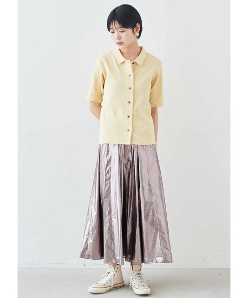 ブラウス シャツ 半袖 ＭＥＤＥ１９Ｆ　ベアテレコカットソーシャツ レディース | MEDE19F | 07