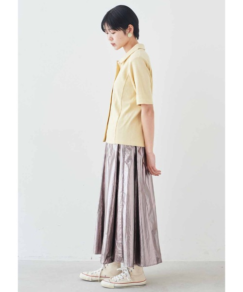 ブラウス シャツ 半袖 ＭＥＤＥ１９Ｆ　ベアテレコカットソーシャツ レディース | MEDE19F | 08