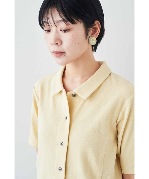 ブラウス シャツ 半袖 ＭＥＤＥ１９Ｆ　ベアテレコカットソーシャツ レディース | MEDE19F | 13