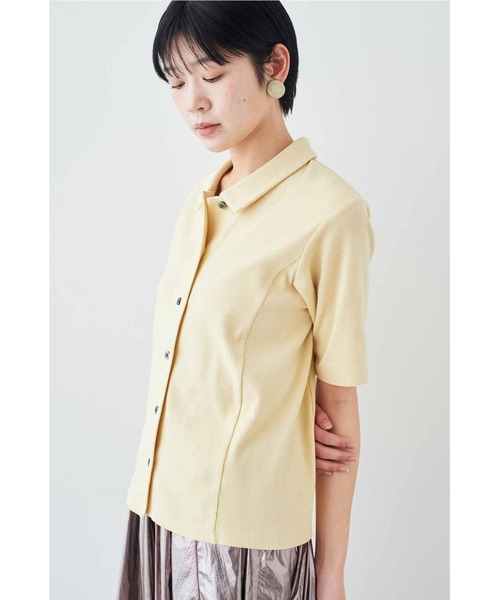 ブラウス シャツ 半袖 ＭＥＤＥ１９Ｆ　ベアテレコカットソーシャツ レディース | MEDE19F | 12