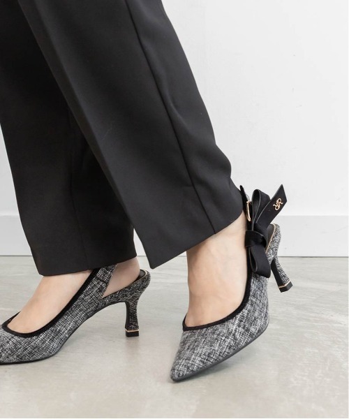 RANDA パンプス 2WAYクラシカルバックストラップパンプス