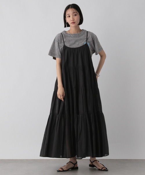 LOWRYS FARM コットンボイルキャミワンピース　ブルー LOWRYS FARM｜コットンボイルキャミワンピース | Rakuten