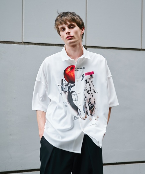 SHAREEF（シャリーフ） シャツ 「SHAREEF」APPLE×DOG SH メンズ