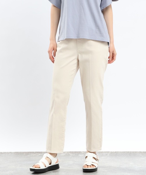 [GLOBAL WORK Smile Seed Store] обработка обтягивающие джинсы брюки MEDIUM оттенок голубого прочее 5 женский 