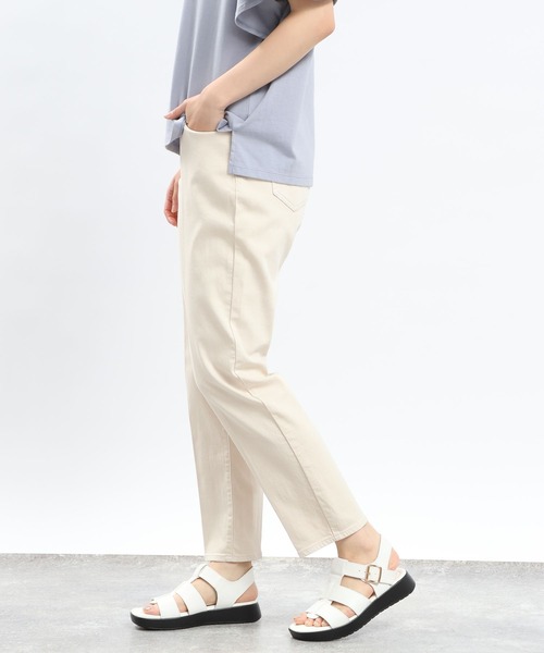 [GLOBAL WORK Smile Seed Store] обработка обтягивающие джинсы брюки MEDIUM оттенок голубого прочее 5 женский 