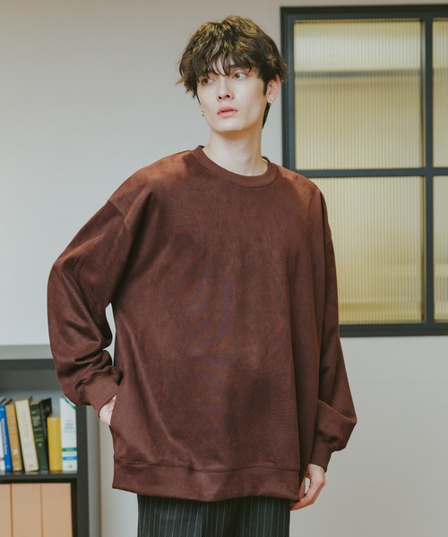RAGEBLUE（レイジブルー） トレーナー スウェット SUEDE CREW NECK