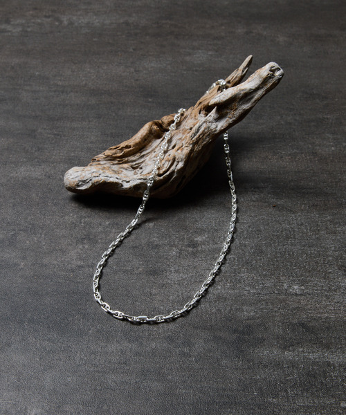VINTAGE ITALY イタリア製アンカーチェーンネックレス 50cm THEFT（セフト） ネックレス セフト / ANCHOR CHAIN SILVER NECKLACE