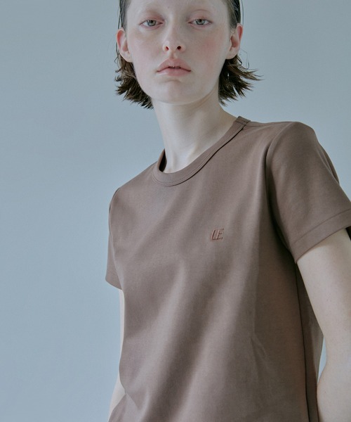 LE CIEL BLEU tシャツ LE”フィットTシャツ / ”LE” Fitted T