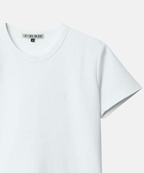 LE CIEL BLEU 半袖カットソー カットソー 半袖 Tシャツ LE CIEL BLEU 「LE BLEU」 半袖Tシャツ FREE ホワイト