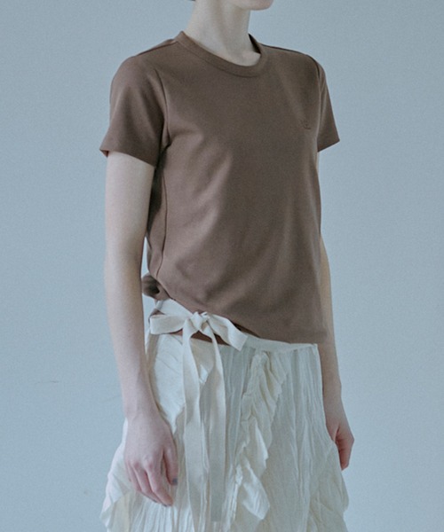 LE CIEL BLEU tシャツ LE”フィットTシャツ / ”LE” Fitted T