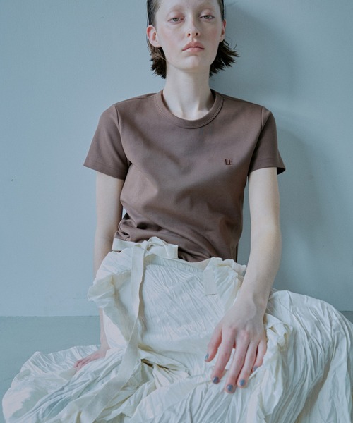 LE CIEL BLEU tシャツ LE”フィットTシャツ / ”LE” Fitted T