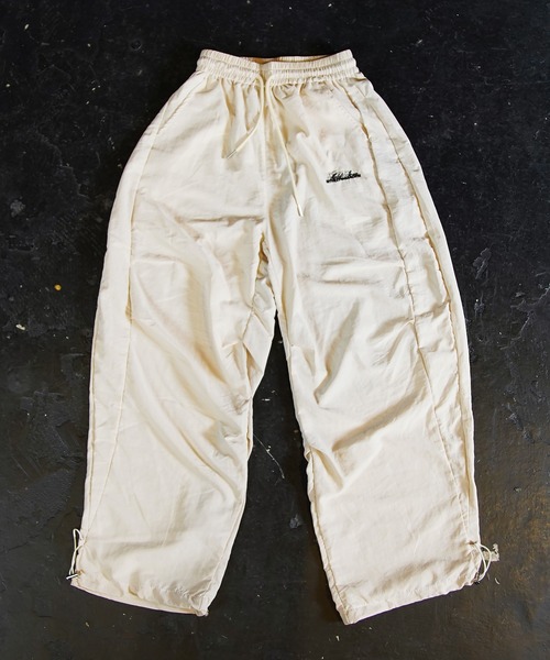 Beno（ビーノ） パンツ ナイロンドローコードトラックパンツ