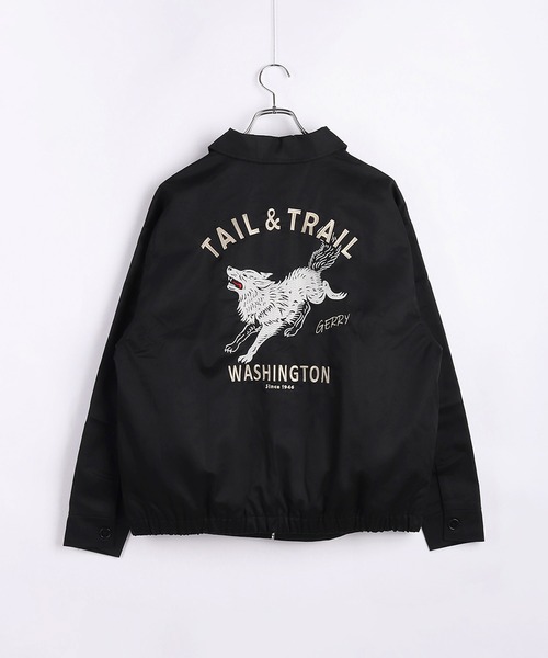 GERRY（ジェリー） ブルゾン アウター ウルフ刺繍 ワークジャケット