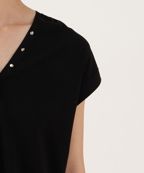 「DES PRES」 Vネックニット FREE ブラック レディース_画像7