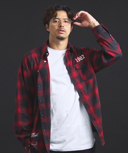 JACKROSE（ジャックローズ） シャツ B-TRS-Lips＆Tongue スタッズ