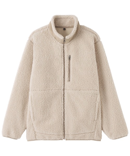 無印良品 コート ジャケット 紳士 ボアフリースジャケット メンズ