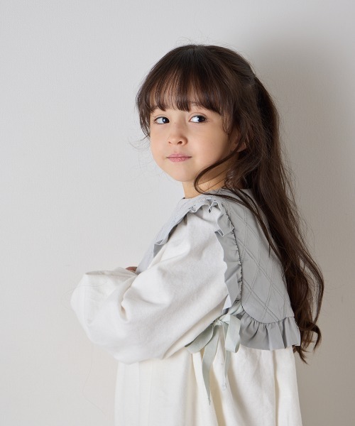 riziere（リジェール） つけ襟 付け襟 キルティング＆花柄プリント