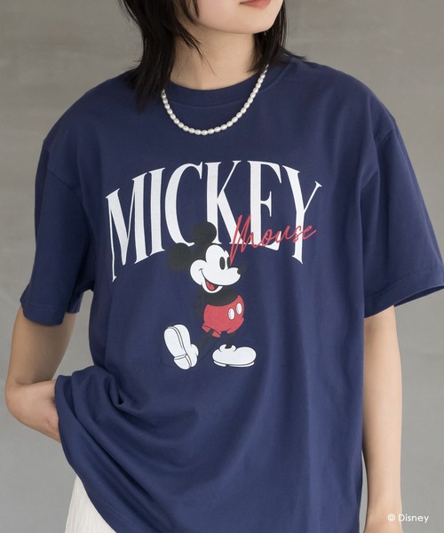 「GOOD ROCK SPEED」 半袖Tシャツ「Disneyコラボ」 F ホワイト レディース_画像8