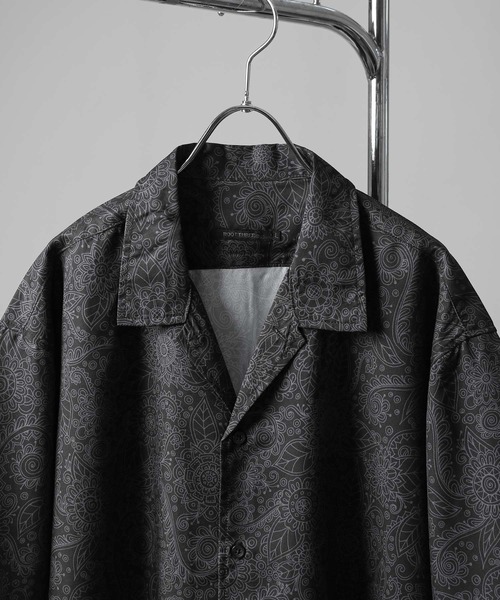 「ROOT THREE」 半袖シャツ MEDIUM ブルー メンズ_画像2