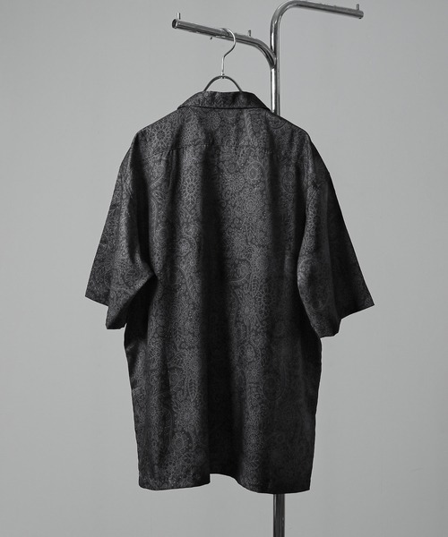 「ROOT THREE」 半袖シャツ MEDIUM ブルー メンズ_画像5