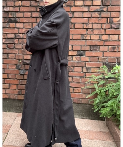 DRAW ステンカラーコート コート DRAW(ドロー) / テックメルトンダブル