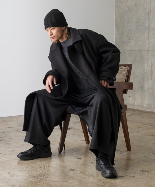 DRAW ステンカラーコート コート DRAW(ドロー) / テックメルトンダブル