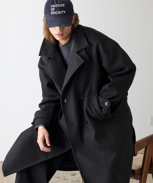 DRAW ステンカラーコート コート DRAW(ドロー) / テックメルトンダブル