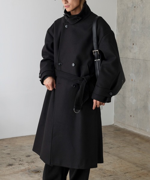 DRAW ステンカラーコート コート DRAW(ドロー) / テックメルトンダブル