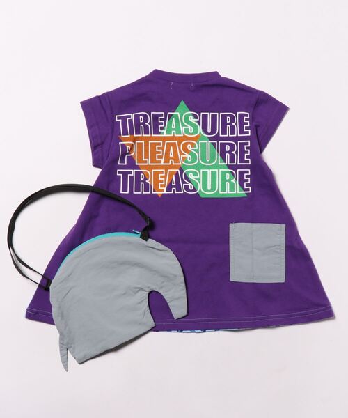 「RAGMART」 「KIDS」半袖ワンピース 80cm ブルー キッズ_画像3