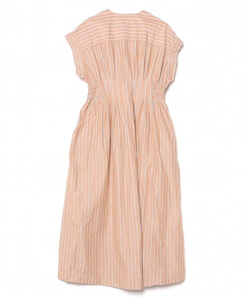 「NE QUITTEZ PAS!」 半袖ワンピース ONE SIZE ベージュ レディース_画像2