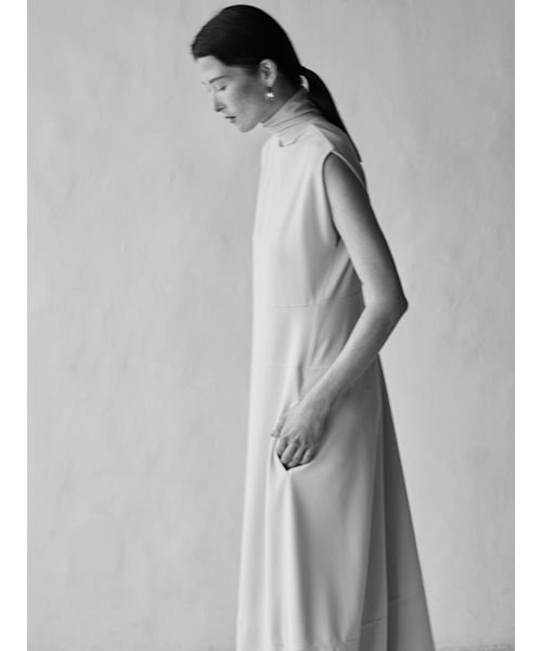 「styling/」 ノースリーブワンピース 0 ブラック レディース_画像2