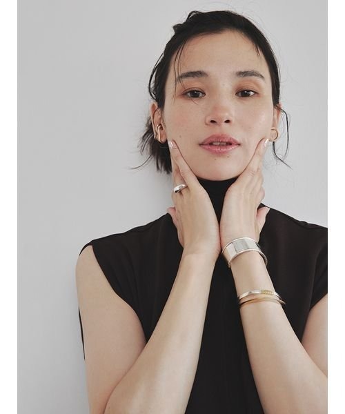 「styling/」 ノースリーブワンピース 0 ブラック レディース_画像3