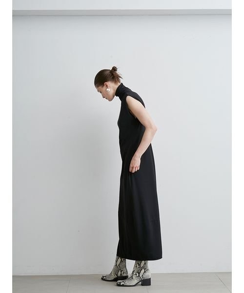 「styling/」 ノースリーブワンピース 0 ブラック レディース_画像5