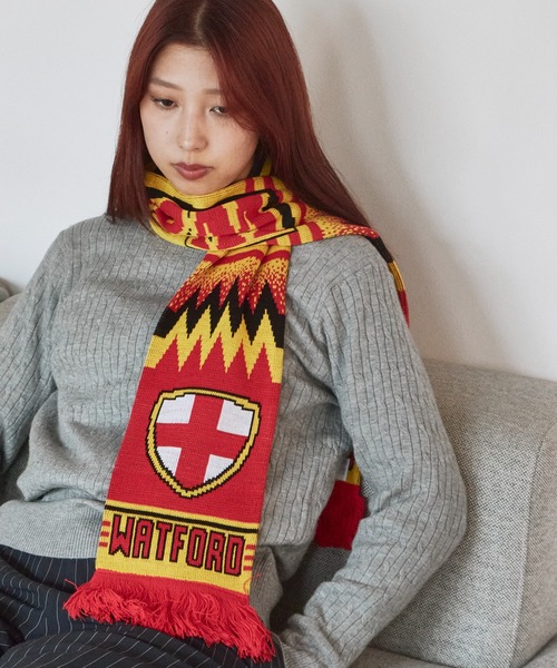 ROOP TOKYO マフラー Football Scarf フリンジデザインチーム