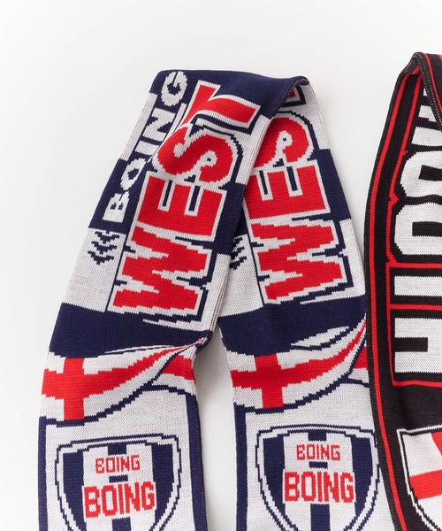 Wasted Youth football muffler フットボールマフラー WFTB PAISLEY FOOTBALL MUFFLER NAVY - KND | 60% - Asian Fashion