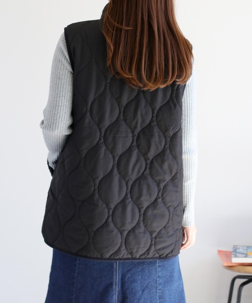 cepo（セポ） ダウンベスト ベスト 「2way」キルトボアリバーシブル