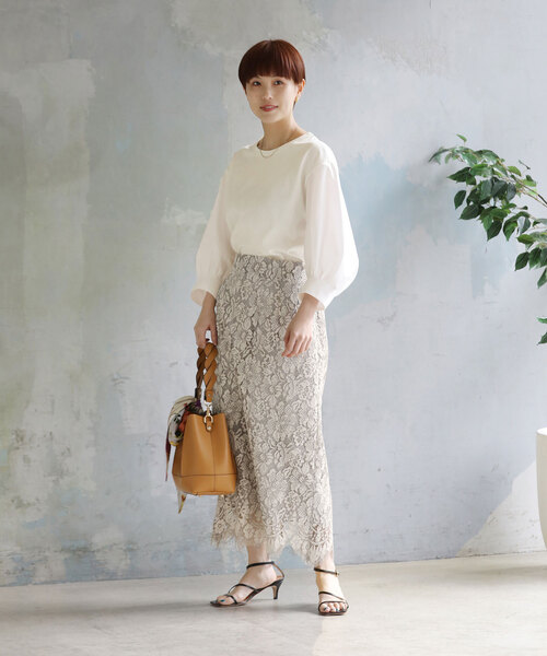 La TOTALITE（ラ トータリテ） タイトスカート 38 グレー レディース