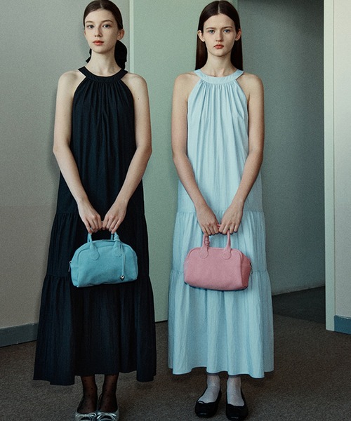 Fano Studios」 ノースリーブワンピース M ライトブルー レディース