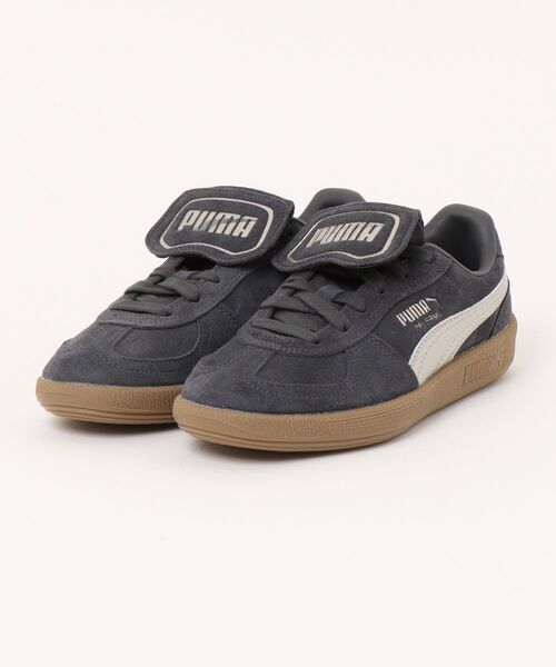 PUMA（プーマ） スニーカー PALERMO PREMIUM METALLIC 404021 02D.GRAY