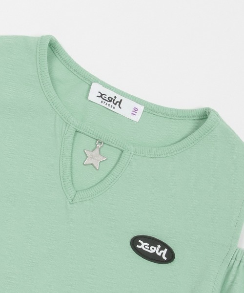 「X-girl Stages」 「KIDS」ノースリーブワンピース 90cm ラベンダー キッズ_画像6