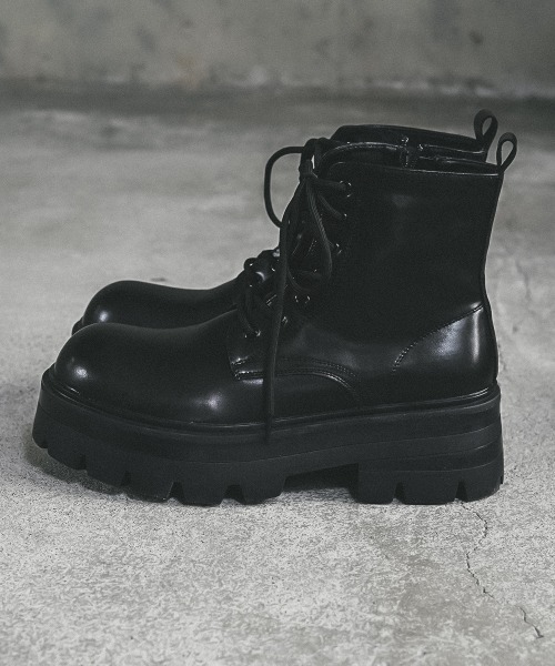 「Shoowtime」 ブーツ 26.0cm ブラック メンズ_画像3