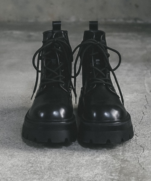 「Shoowtime」 ブーツ 26.0cm ブラック メンズ_画像4