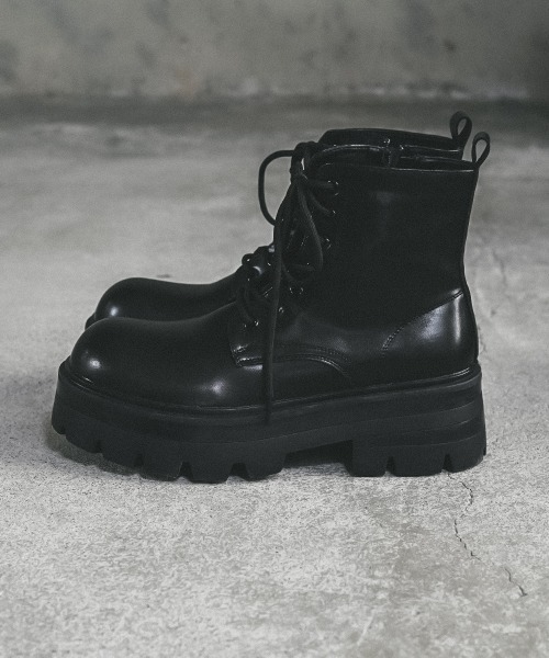 「Shoowtime」 ブーツ 26.0cm ブラック メンズ_画像5