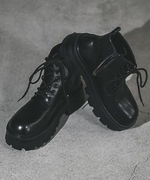 「Shoowtime」 ブーツ 26.0cm ブラック メンズ_画像7